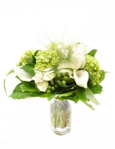 The white and green bouquet – Depot Des Fleurs, Montreal PQ