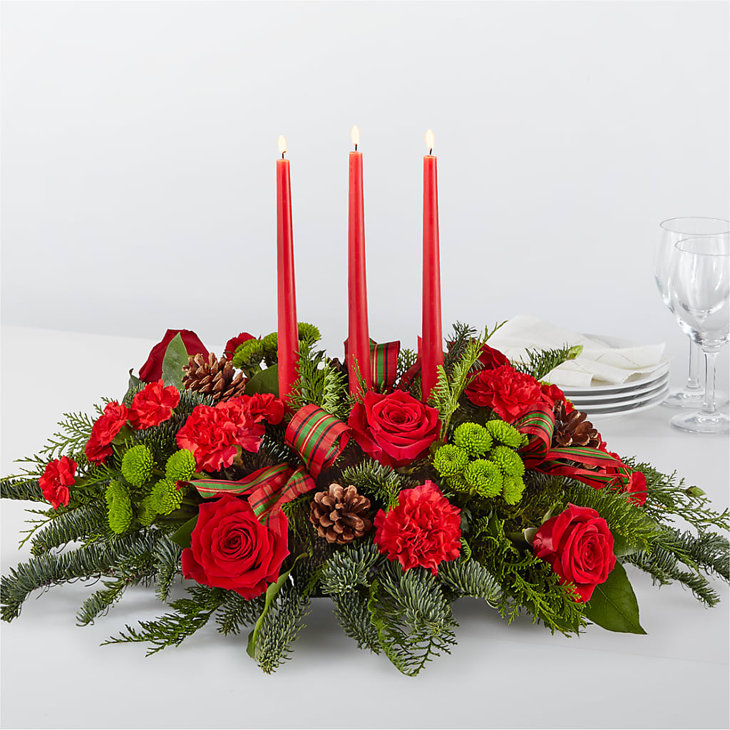 By the Candlelight Centerpiece – Depot Des Fleurs, Montreal PQ
