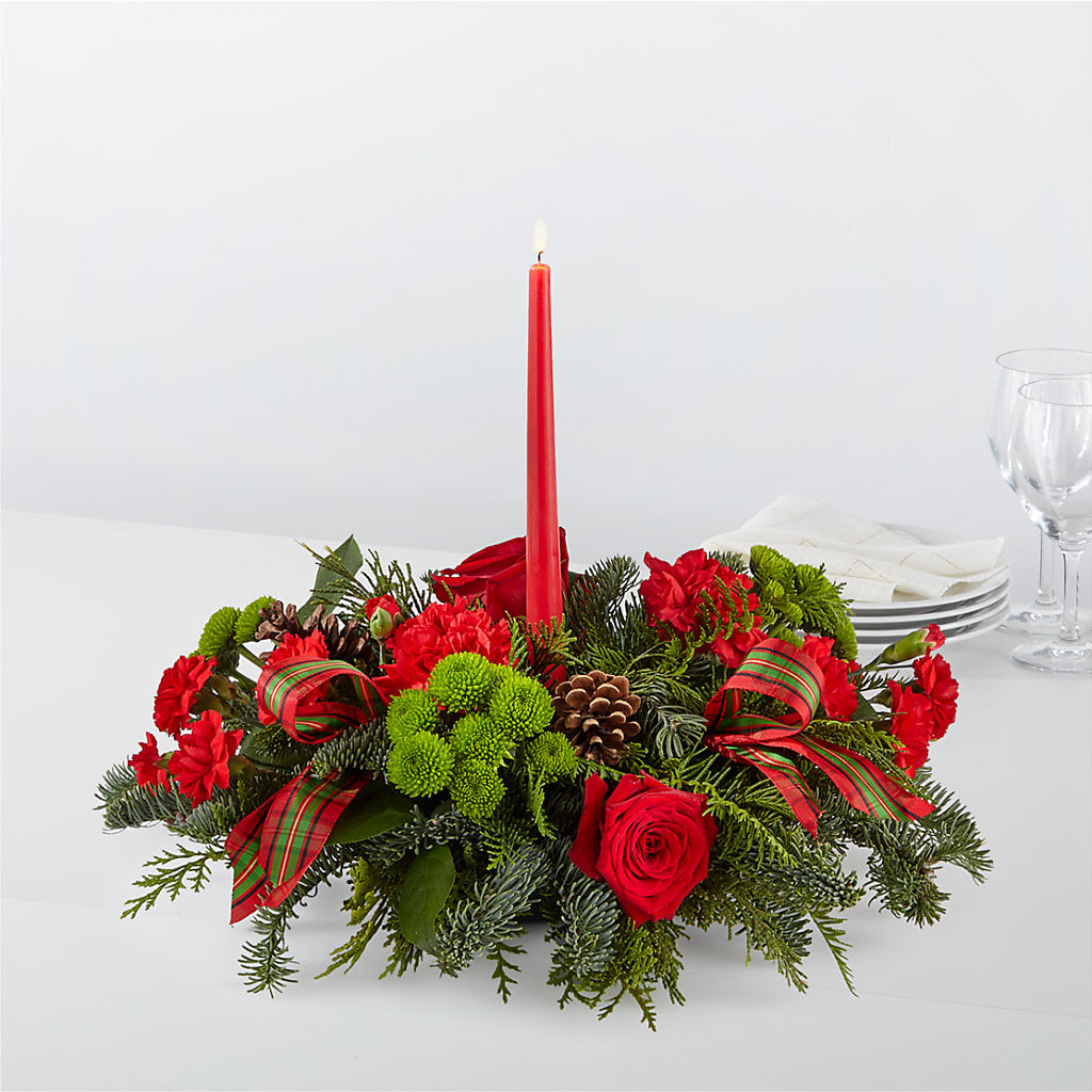 By the Candlelight Centerpiece – Depot Des Fleurs, Montreal PQ
