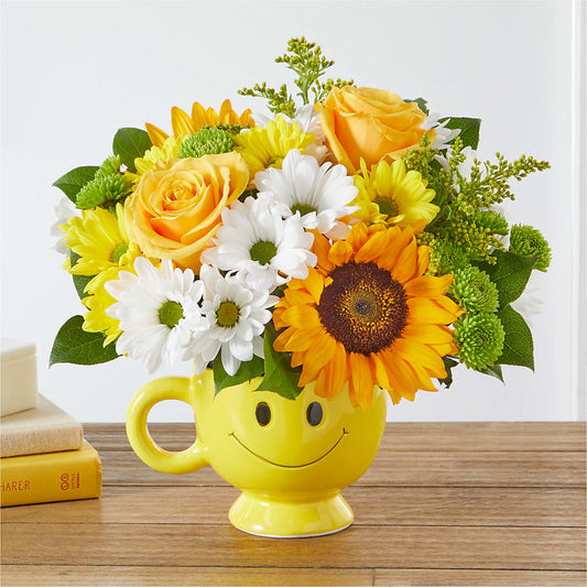 Be Happy Bouquet – Depot Des Fleurs, Montreal PQ
