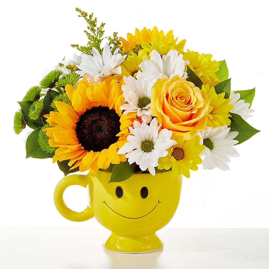 Be Happy Bouquet – Depot Des Fleurs, Montreal PQ