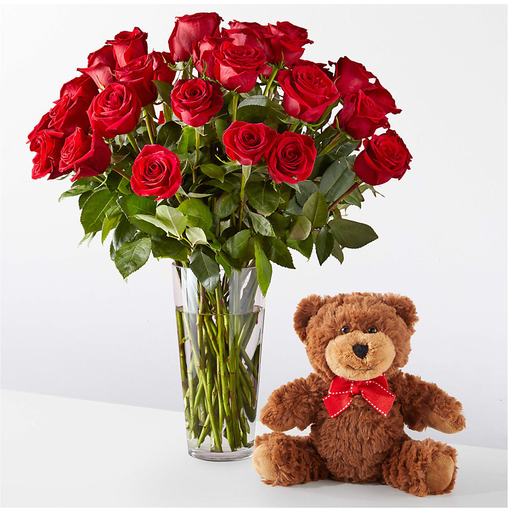 Romantic Long Stem Red Rose Bouquet Bundles – Depot Des Fleurs, Montreal PQ