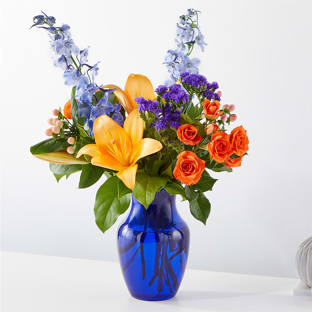Radiant Citrus Bouquet – Depot Des Fleurs, Montreal PQ