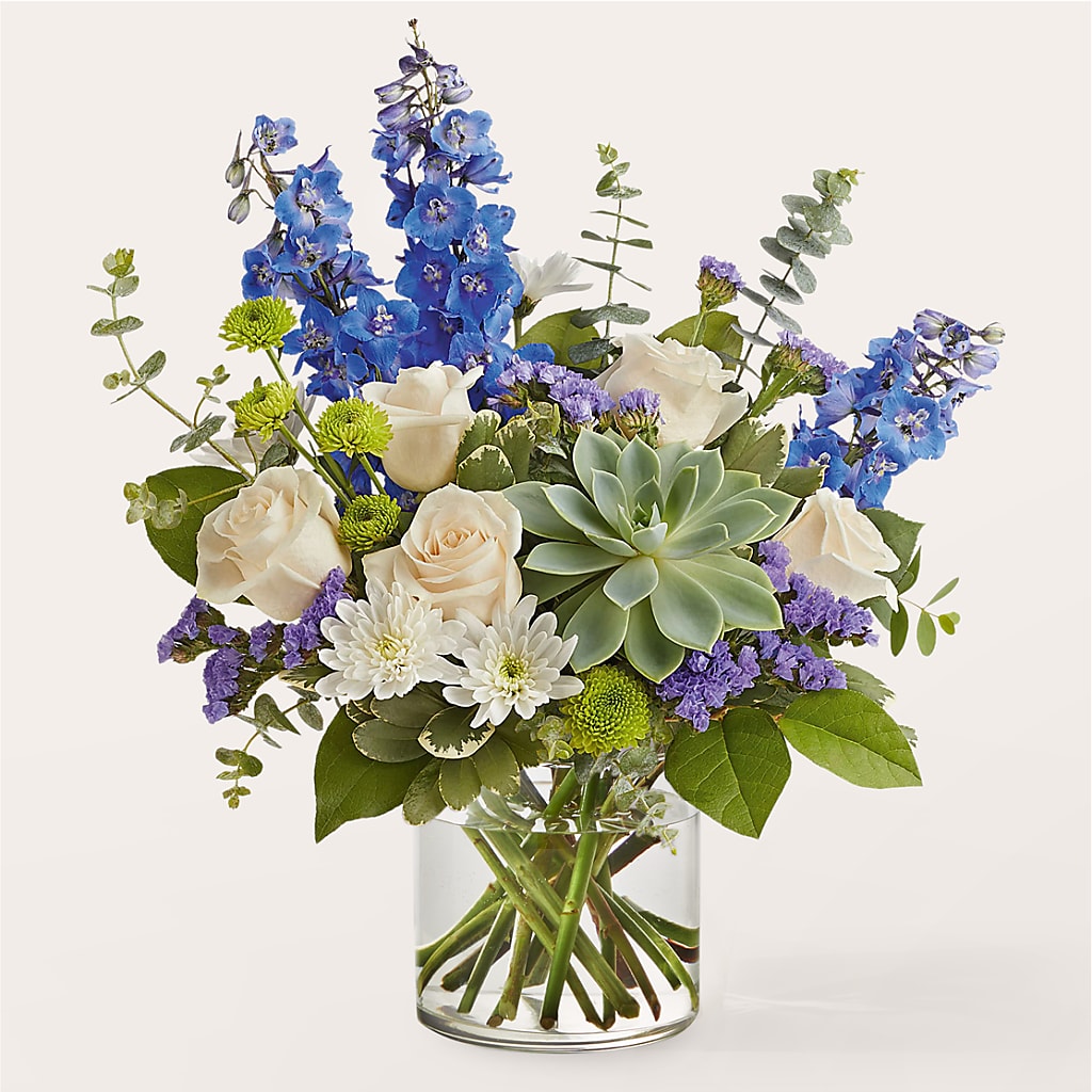 Cerulean Waves Bouquet – Depot Des Fleurs, Montreal PQ