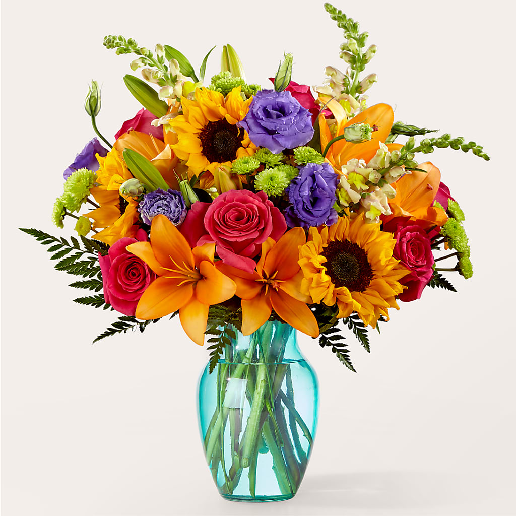 Double Rainbow Bouquet – Depot Des Fleurs, Montreal PQ