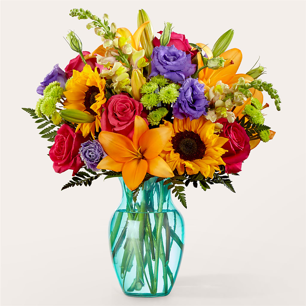 Double Rainbow Bouquet – Depot Des Fleurs, Montreal PQ