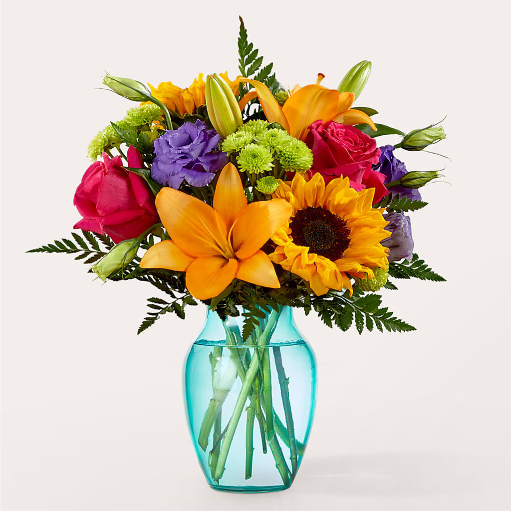 Double Rainbow Bouquet – Depot Des Fleurs, Montreal PQ