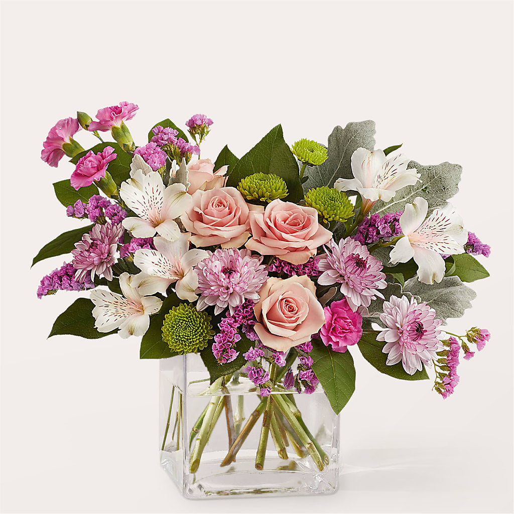 Pink Suede Bouquet – Depot Des Fleurs, Montreal PQ