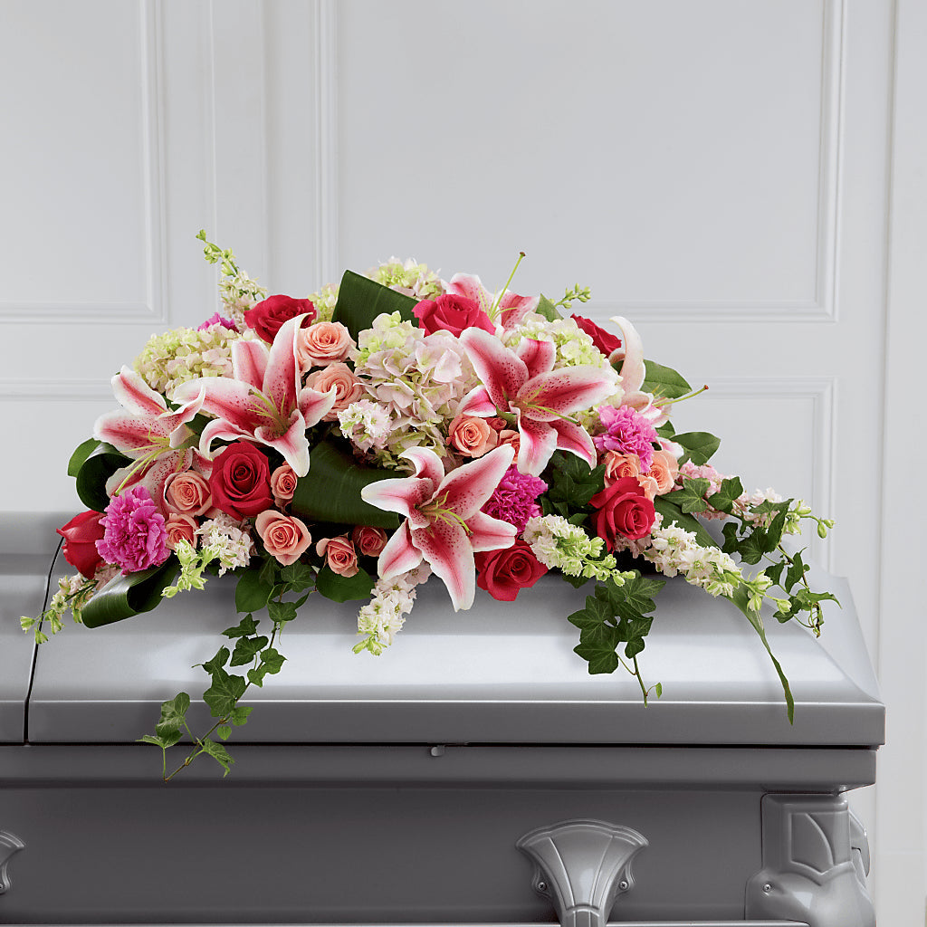 Splendid Grace Casket Spray – Depot Des Fleurs, Montreal PQ