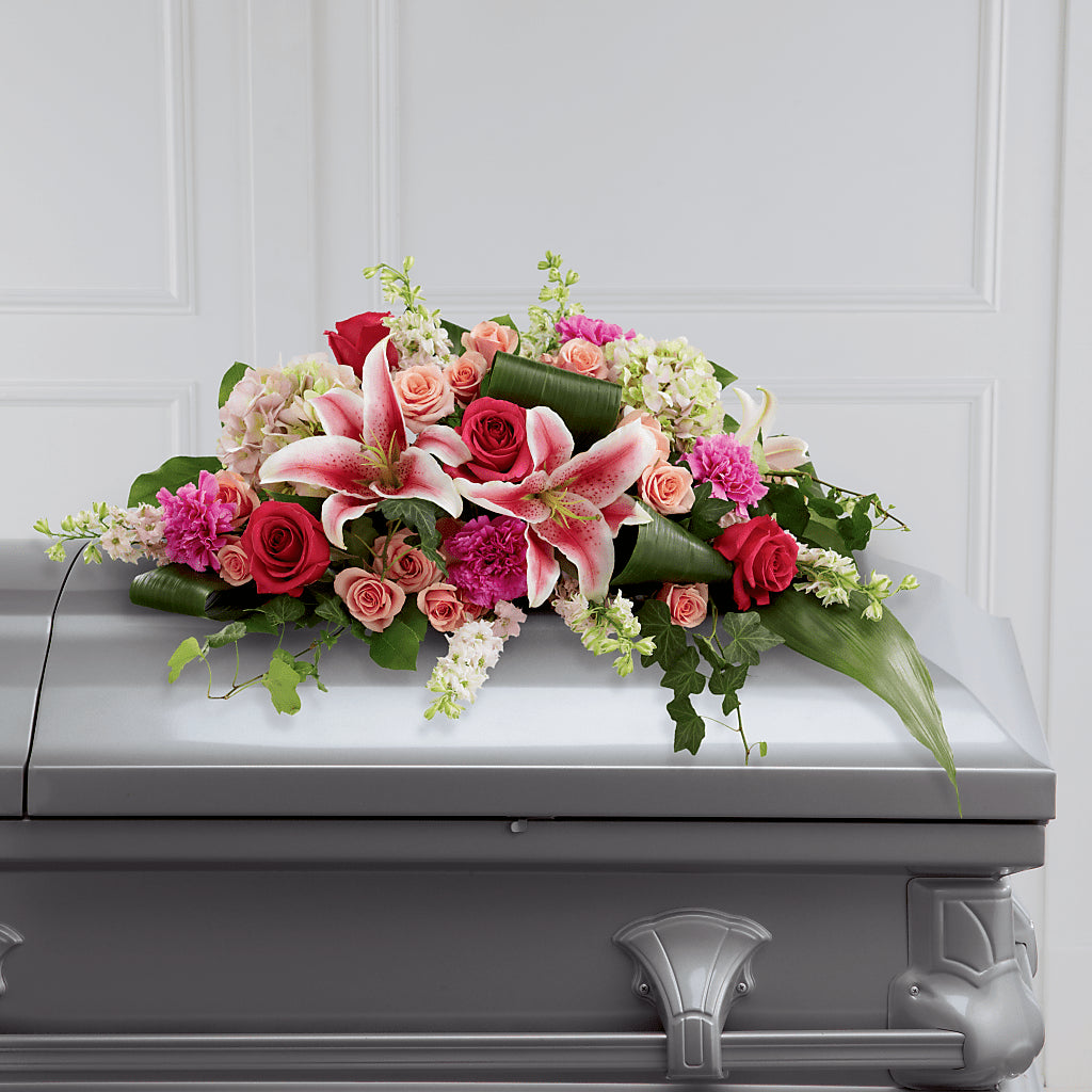 Splendid Grace Casket Spray – Depot Des Fleurs, Montreal PQ