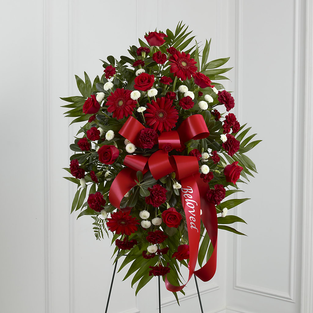 Treasured Memories Standing Spray – Depot Des Fleurs, Montreal PQ