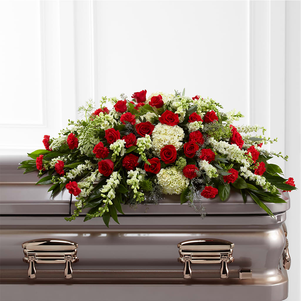 Sincerity Casket Spray – Depot Des Fleurs, Montreal PQ
