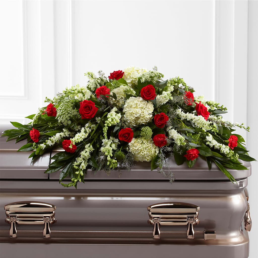 Sincerity Casket Spray – Depot Des Fleurs, Montreal PQ