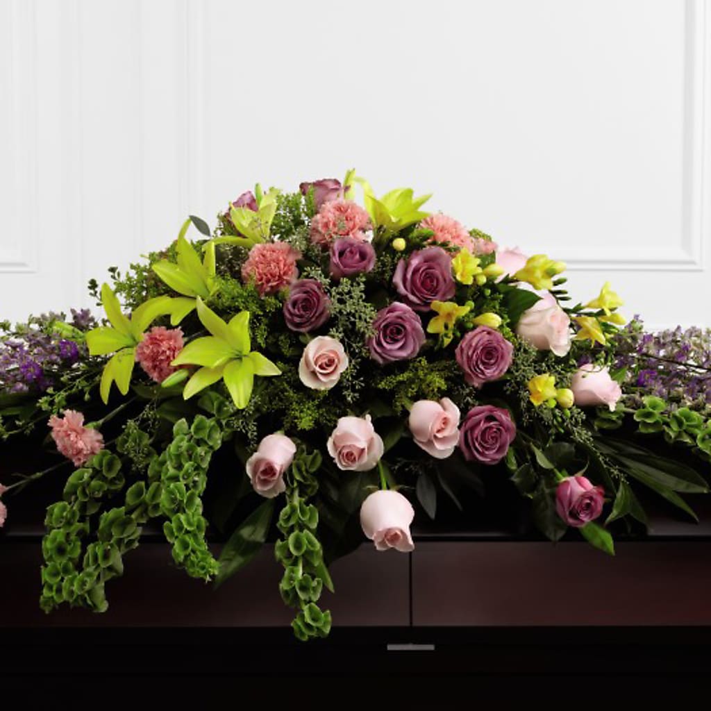 Forever Beloved Casket Spray – Depot Des Fleurs, Montreal PQ