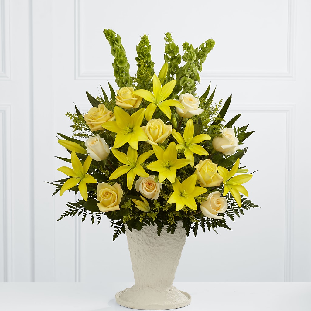 Golden Memories Arrangement – Depot Des Fleurs, Montreal PQ