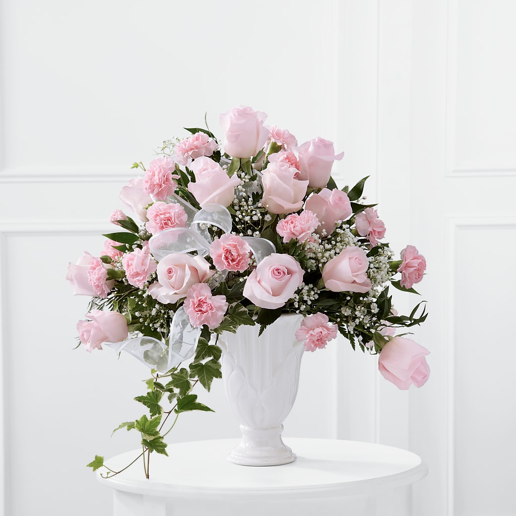 Deepest Sympathy Arrangement – Depot Des Fleurs, Montreal PQ
