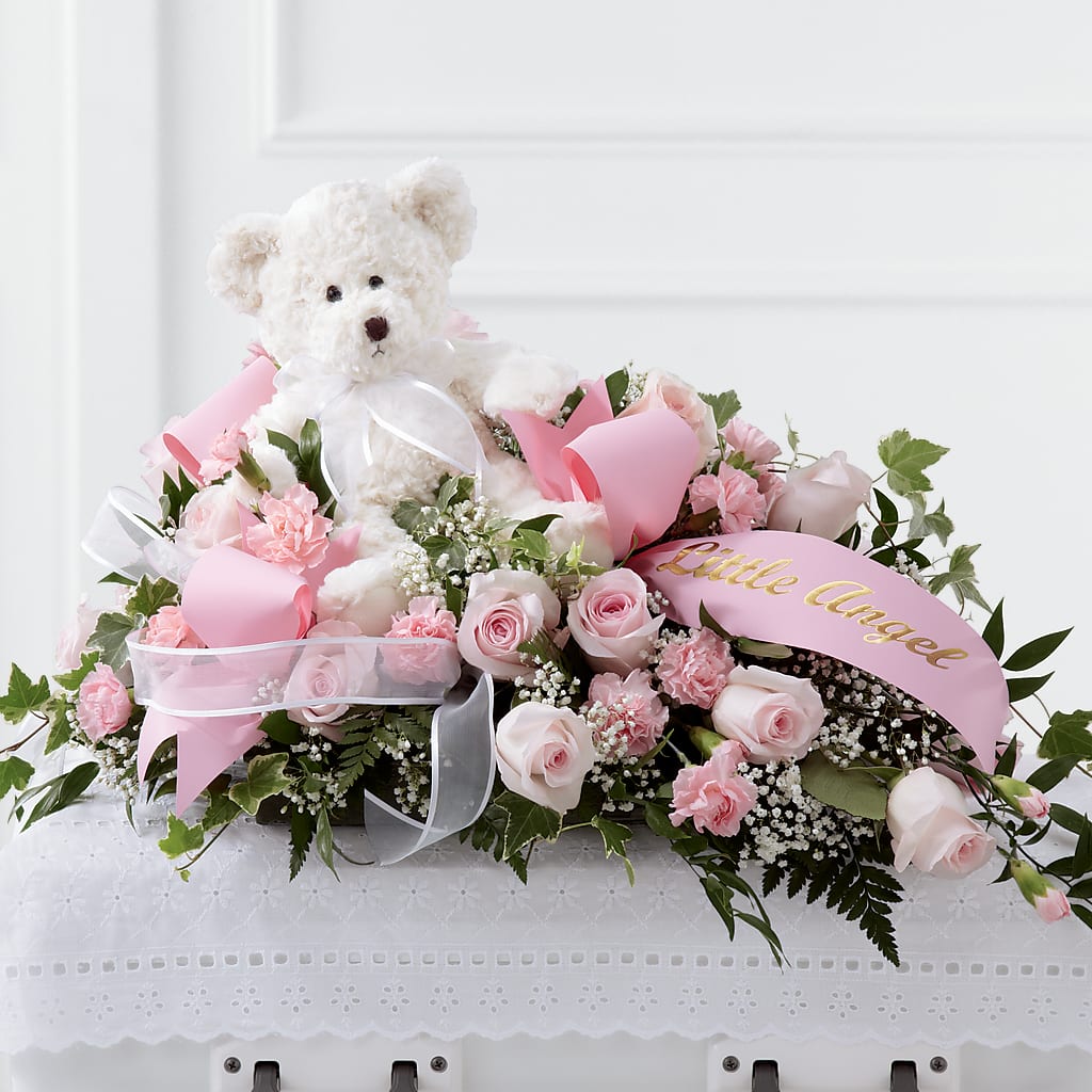 Touch of Sympathy Casket Spray – Depot Des Fleurs, Montreal PQ