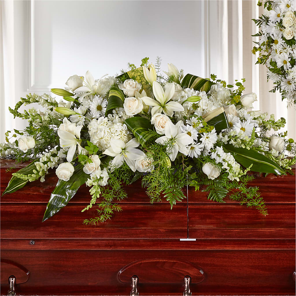 Abundance Casket Spray – Depot Des Fleurs, Montreal PQ