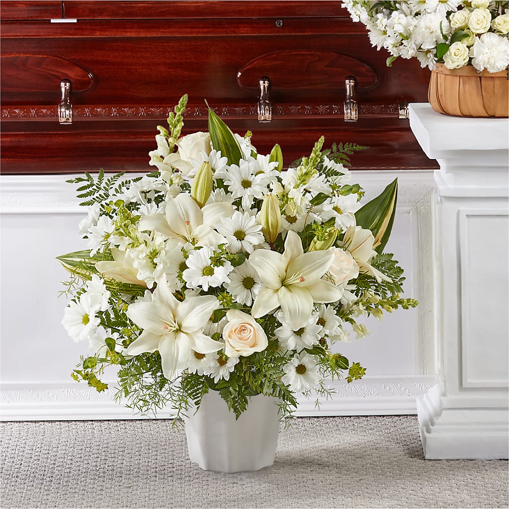 Thoughts of Tranquility Floor Basket – Depot Des Fleurs, Montreal PQ
