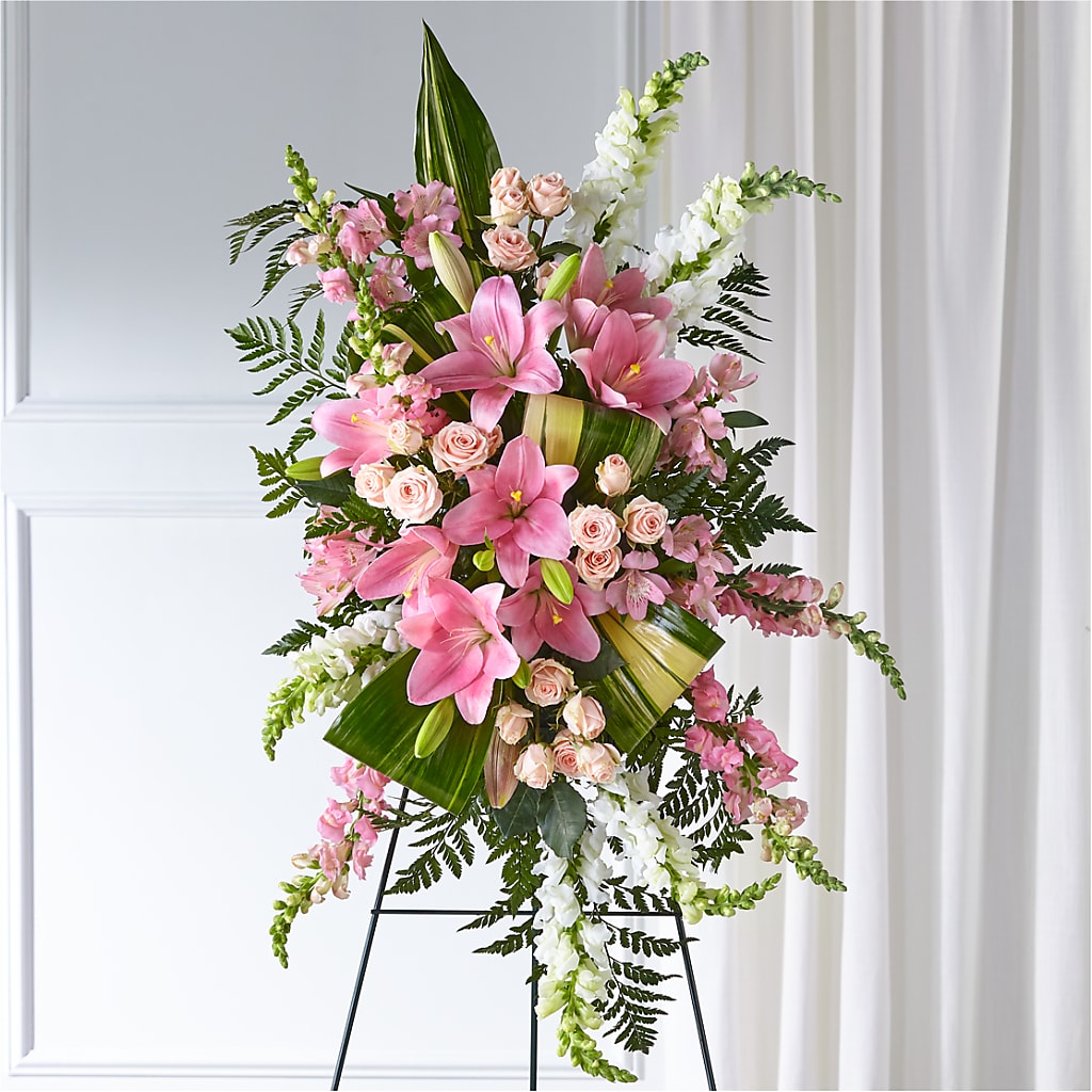 Elegant Embrace Standing Spray – Depot Des Fleurs, Montreal PQ