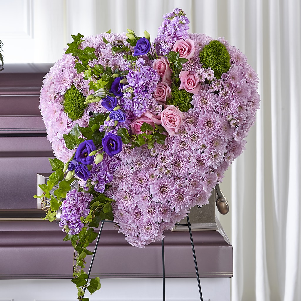 Treasured Love Standing Heart – Depot Des Fleurs, Montreal PQ