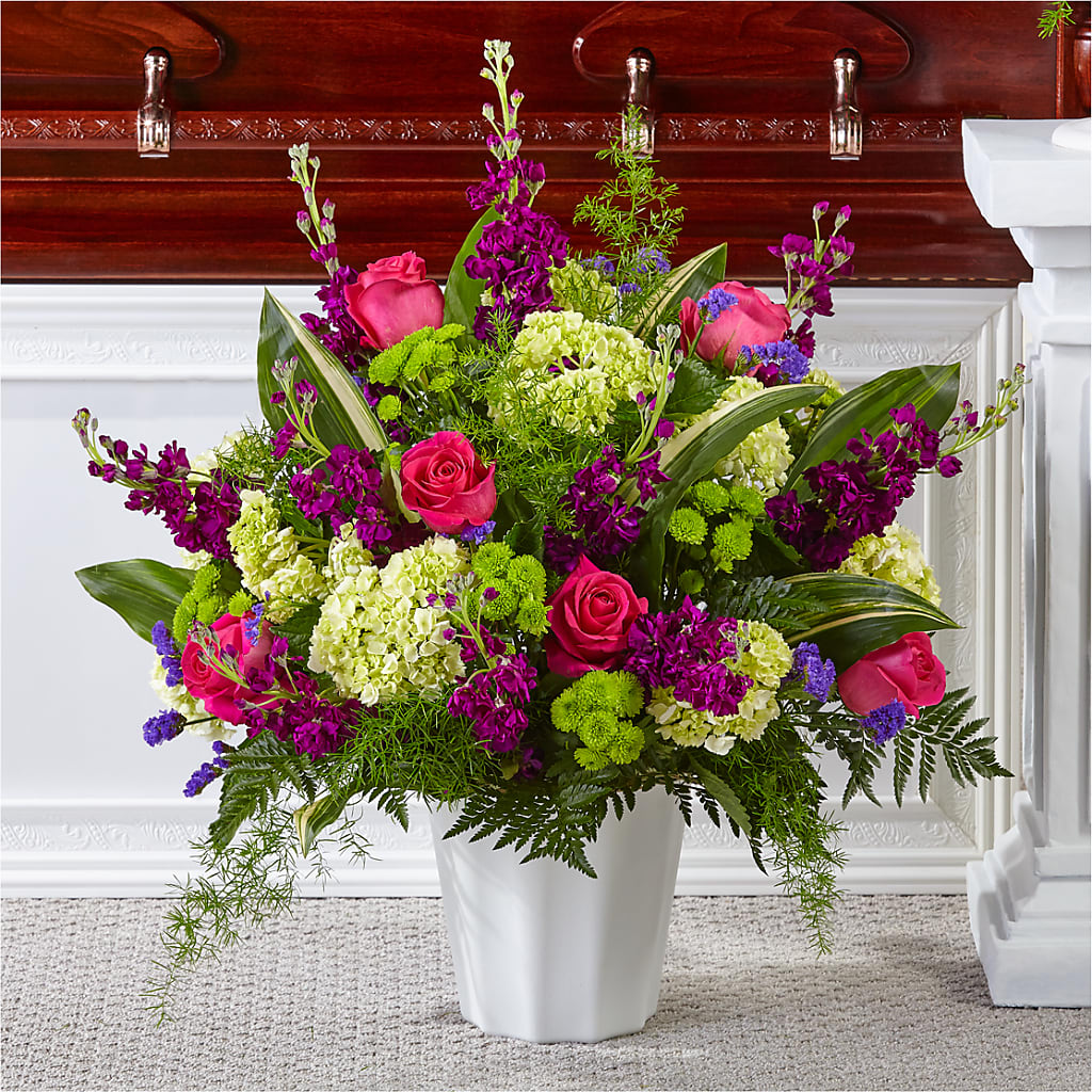 Beautiful Horizons Floor Basket – Depot Des Fleurs, Montreal PQ
