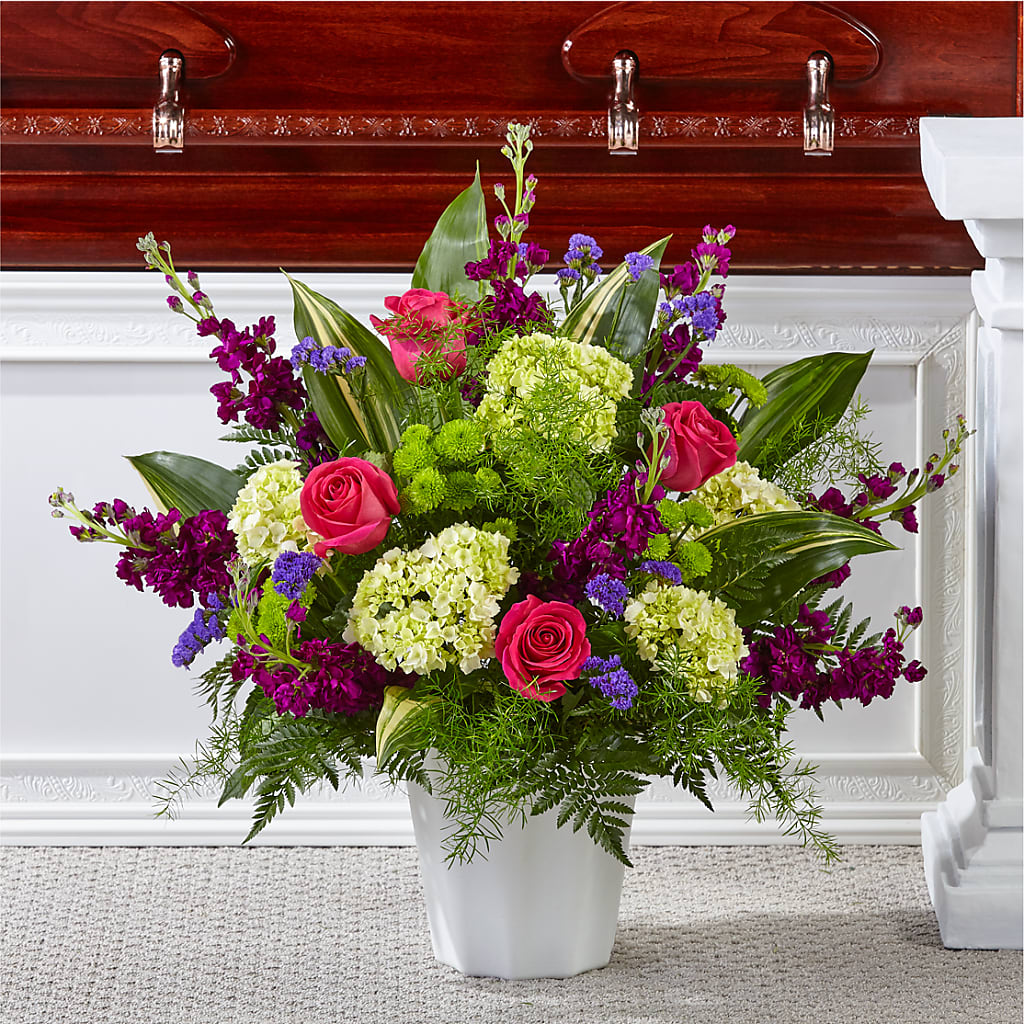 Beautiful Horizons Floor Basket – Depot Des Fleurs, Montreal PQ