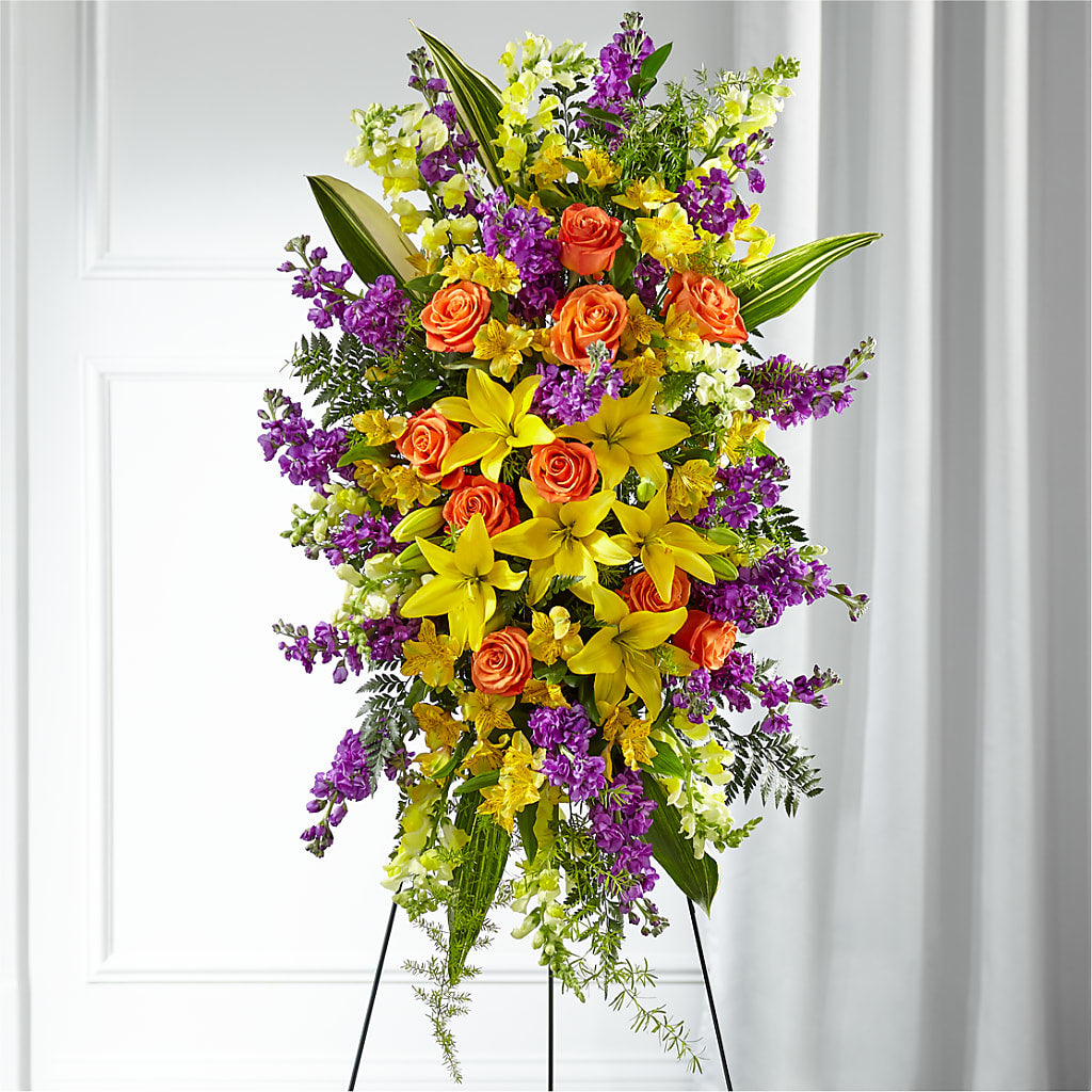Thoughtful Prayers Standing Spray – Depot Des Fleurs, Montreal PQ