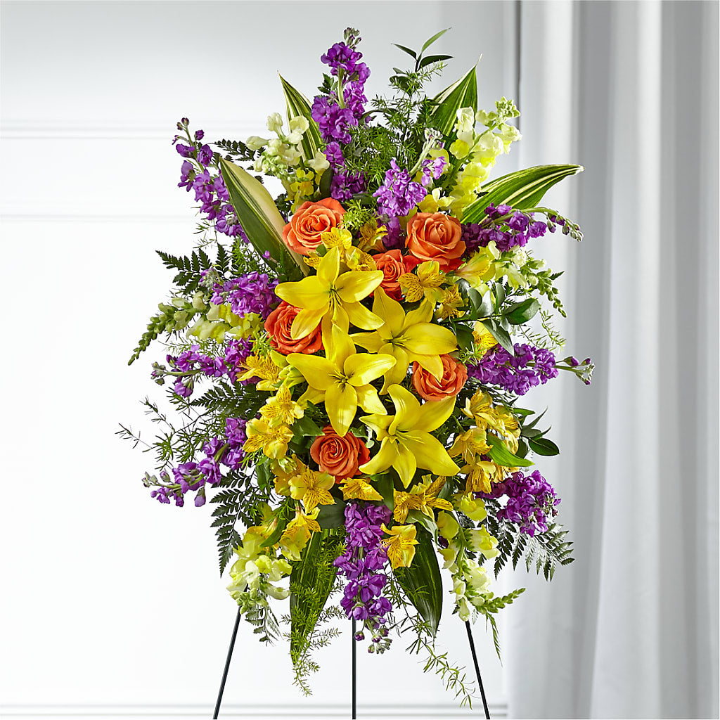 Thoughtful Prayers Standing Spray – Depot Des Fleurs, Montreal PQ