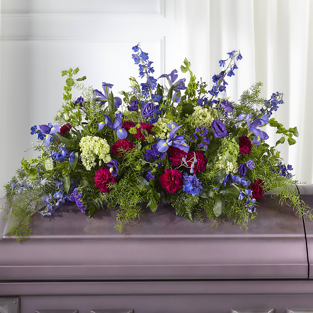 Always Treasured Casket Spray – Depot Des Fleurs, Montreal PQ