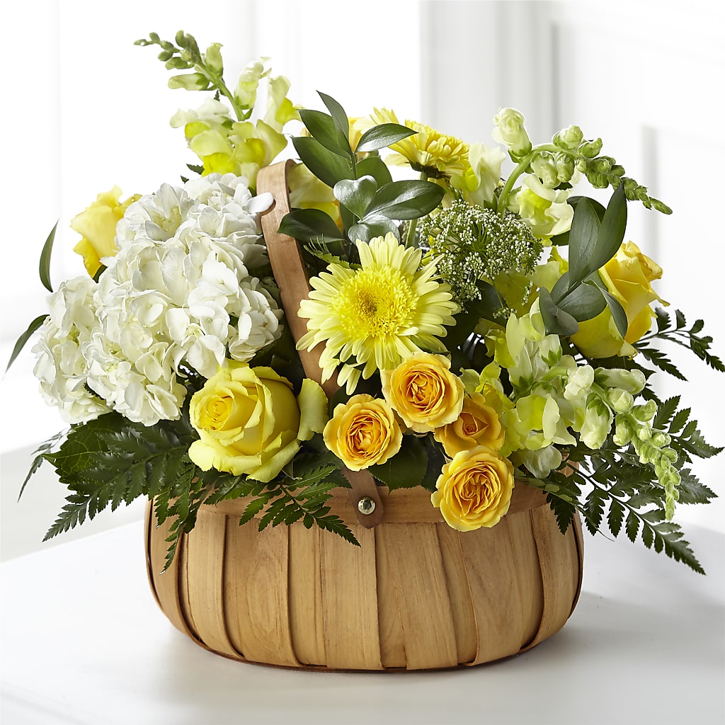 Rustic Remembrance Basket – Depot Des Fleurs, Montreal PQ