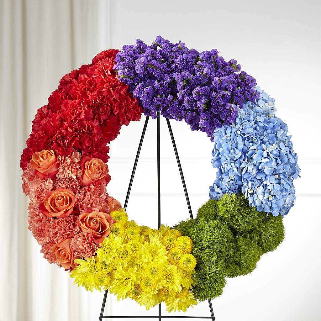Circle of Love Wreath – Depot Des Fleurs, Montreal PQ