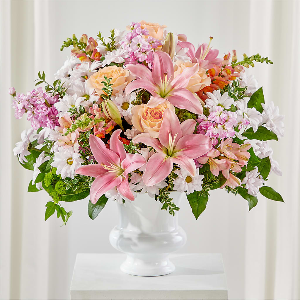 Heartfelt Gesture Urn Arrangement – Depot Des Fleurs, Montreal PQ
