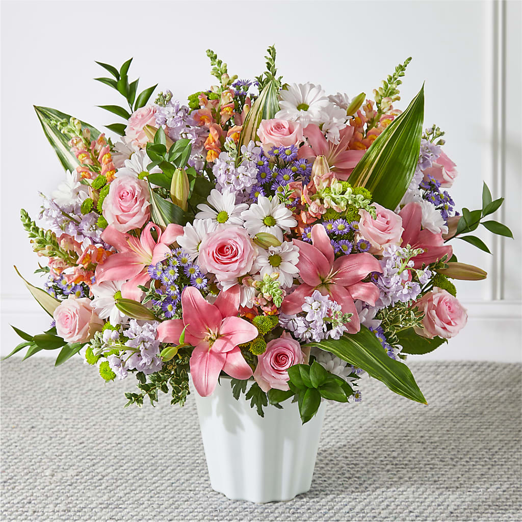 Abundant Compassion Floor Basket – Depot Des Fleurs, Montreal PQ