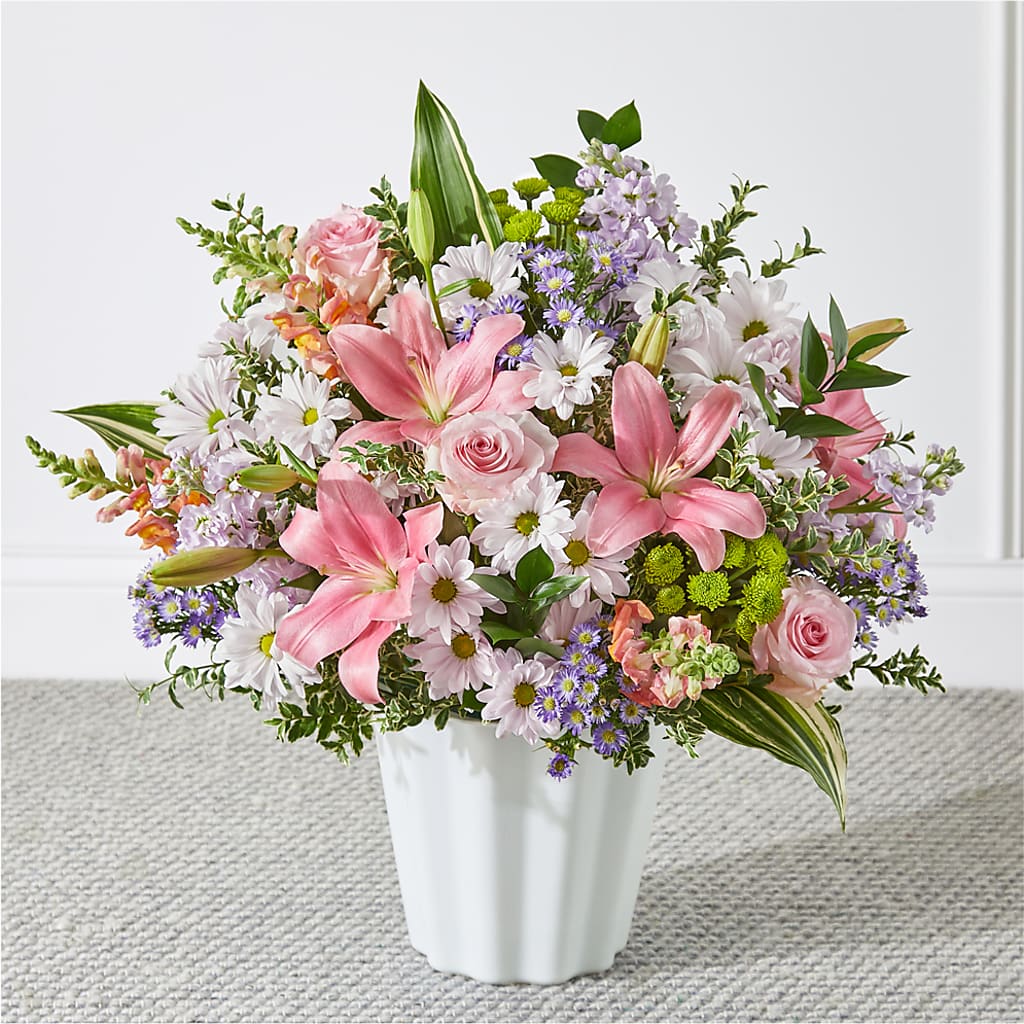 Abundant Compassion Floor Basket – Depot Des Fleurs, Montreal PQ
