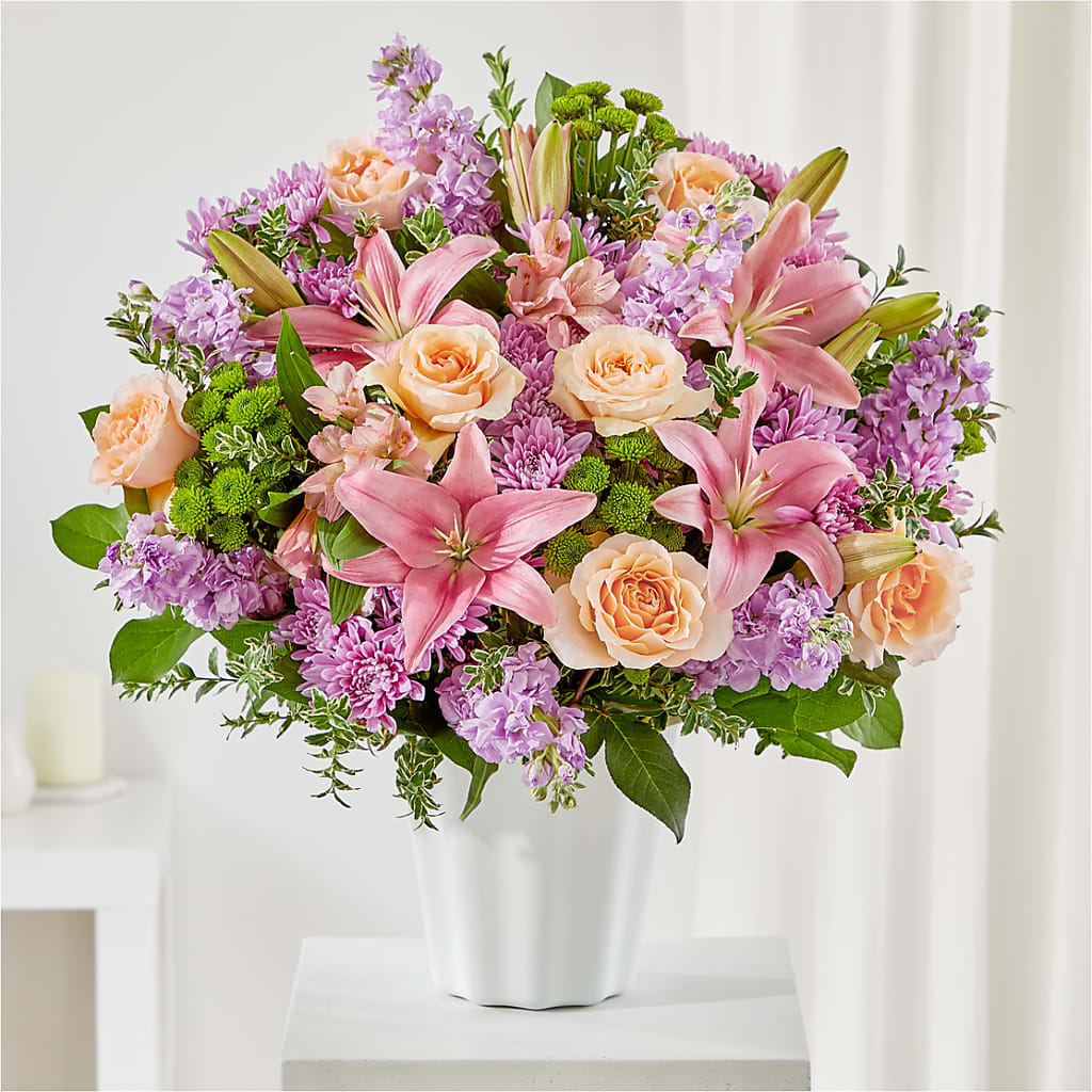 Supportive Embrace Tabletop Basket – Depot Des Fleurs, Montreal PQ