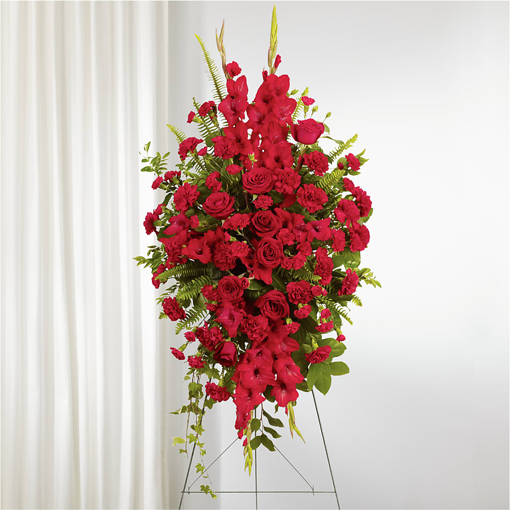 From the Heart Standing Spray – Depot Des Fleurs, Montreal PQ