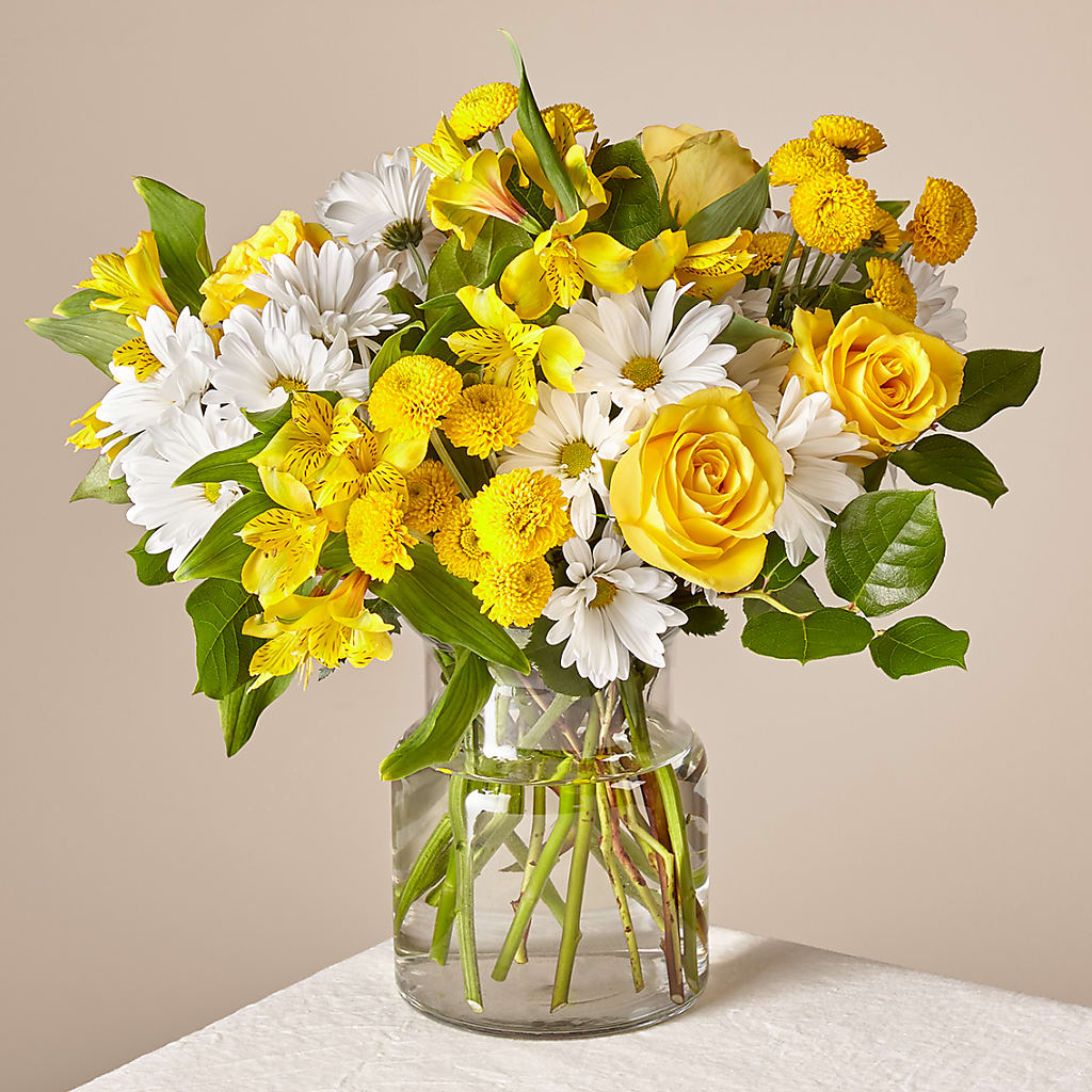 Sunny Sentiments Bouquet – Depot Des Fleurs, Montreal PQ