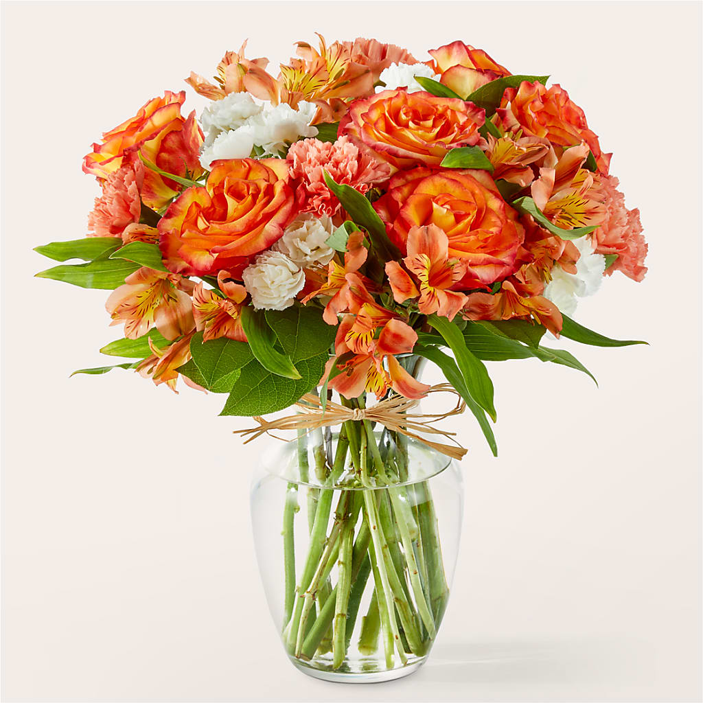 Apricot Glow Bouquet – Depot Des Fleurs, Montreal PQ