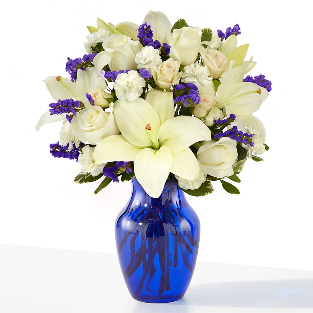 Sapphire Rush Bouquet – Depot Des Fleurs, Montreal PQ