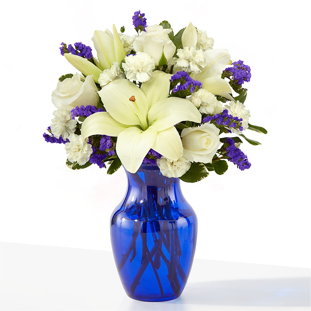 Sapphire Rush Bouquet – Depot Des Fleurs, Montreal PQ