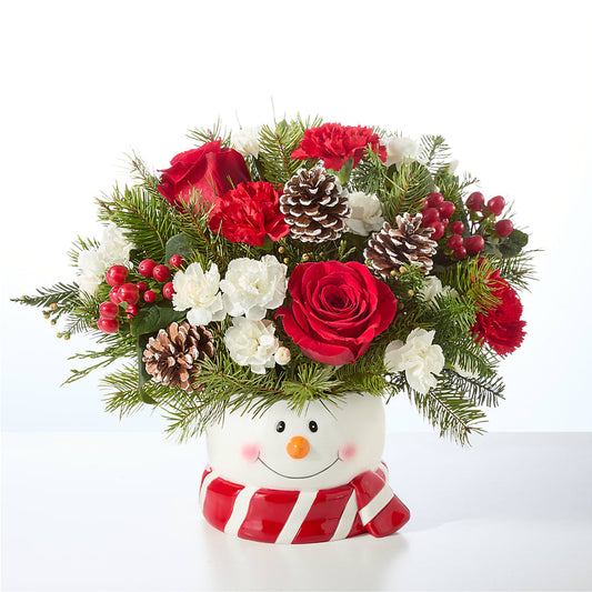 Jolly Snowman Bouquet –  Depot Des Fleurs, Montreal PQ
