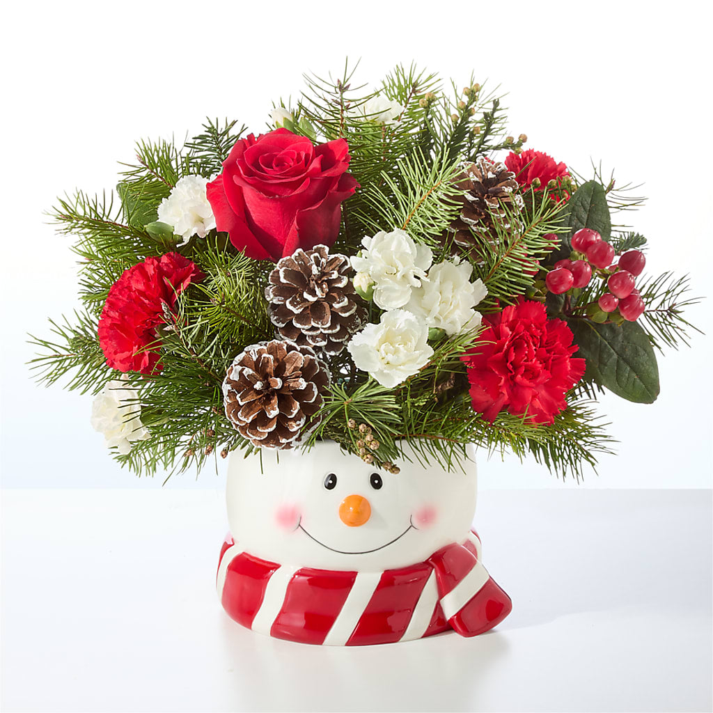 Jolly Snowman Bouquet –  Depot Des Fleurs, Montreal PQ