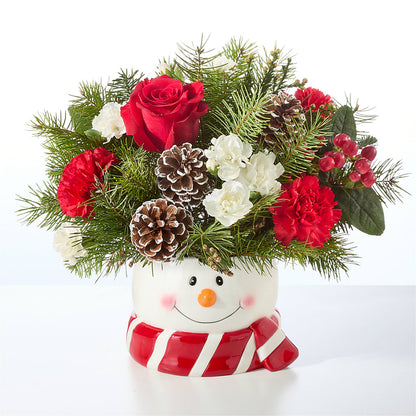 Jolly Snowman Bouquet –  Depot Des Fleurs, Montreal PQ