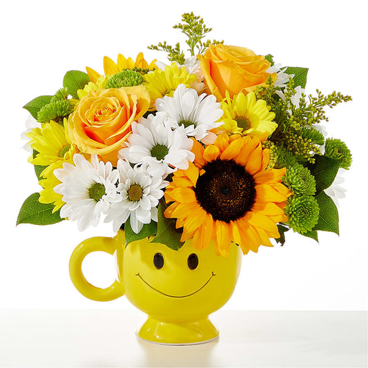 Be Happy Bouquet –  Depot Des Fleurs, Montreal PQ