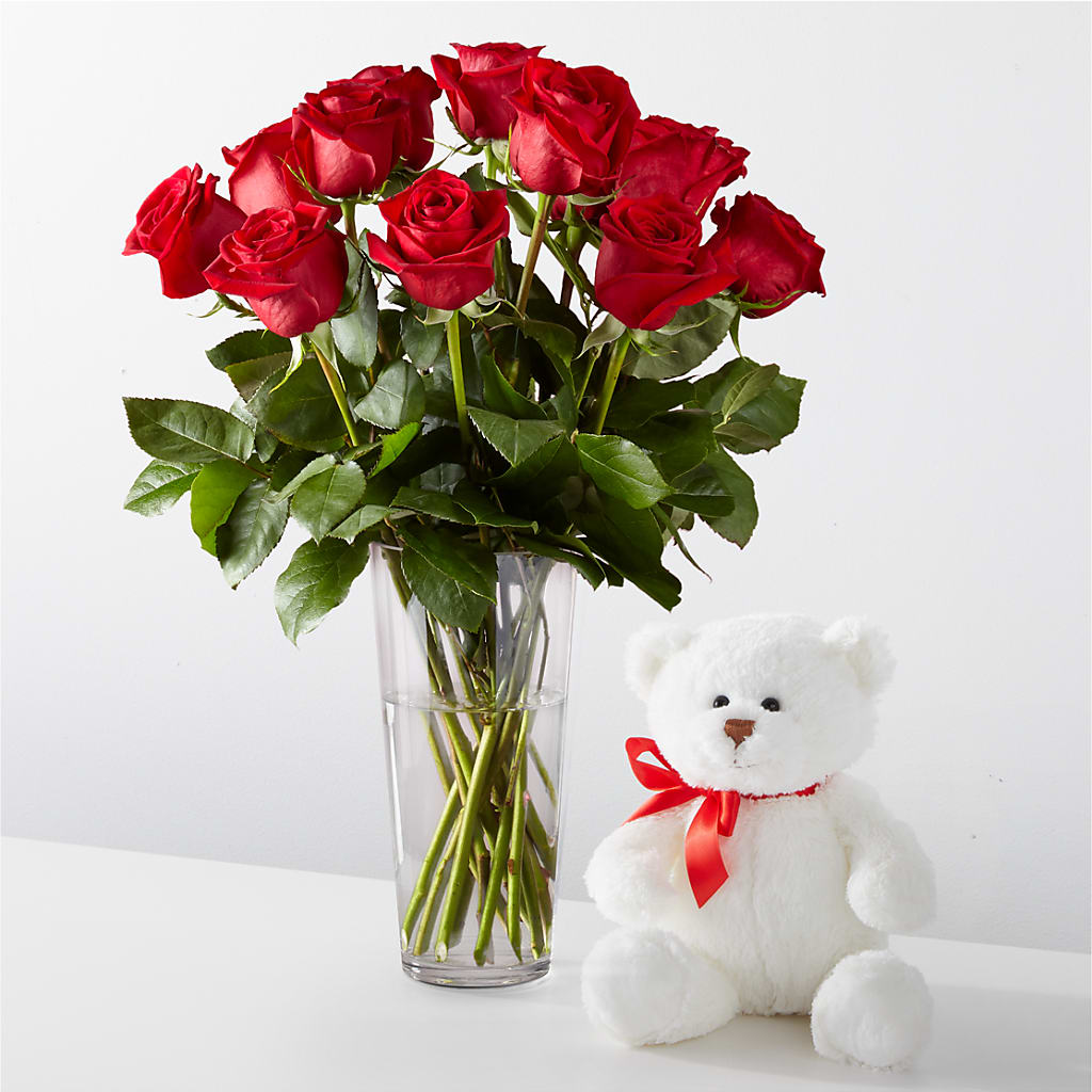 Romantic Long Stem Red Rose Bouquet Bundles –  Depot Des Fleurs, Montreal PQ