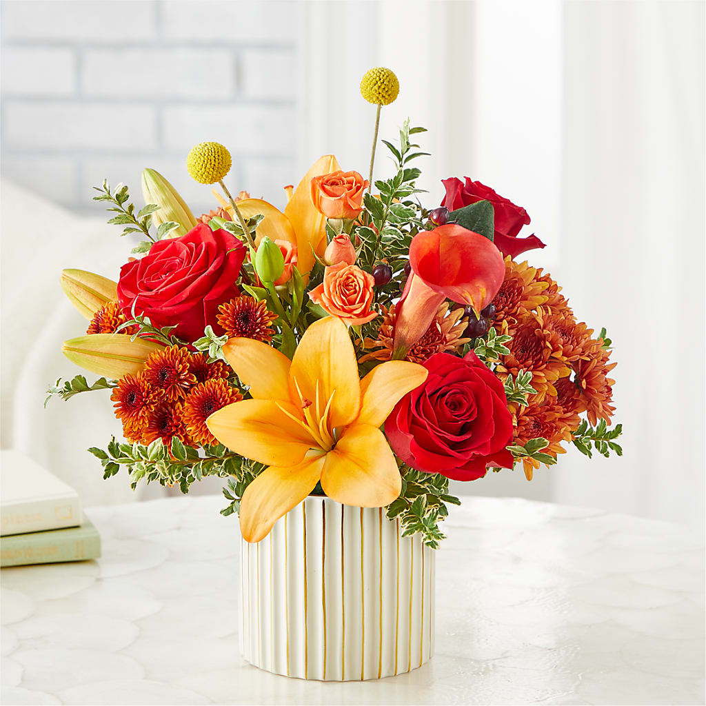 Scarlet Skies Bouquet –  Depot Des Fleurs, Montreal PQ
