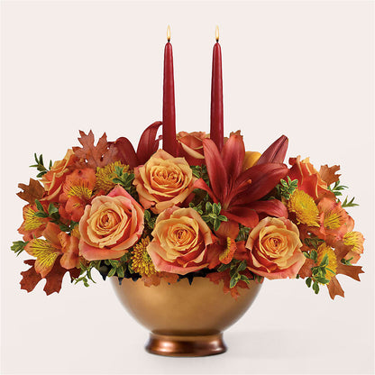 Harvest Table Centerpiece –  Depot Des Fleurs, Montreal PQ