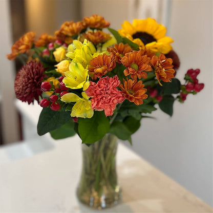 Fall Delight – A Florist Original –  Depot Des Fleurs, Montreal PQ
