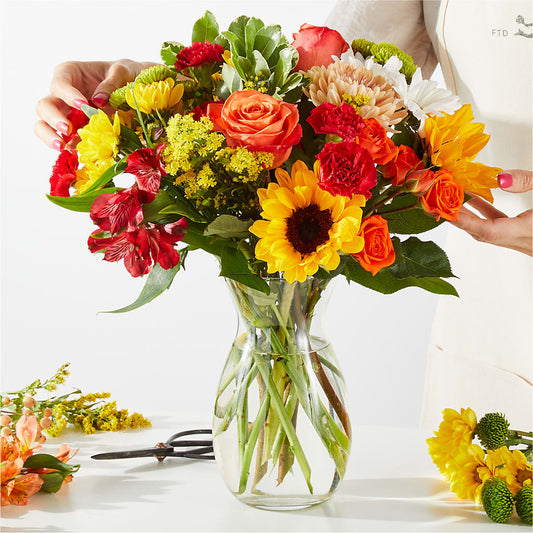 Fall Delight – A Florist Original –  Depot Des Fleurs, Montreal PQ